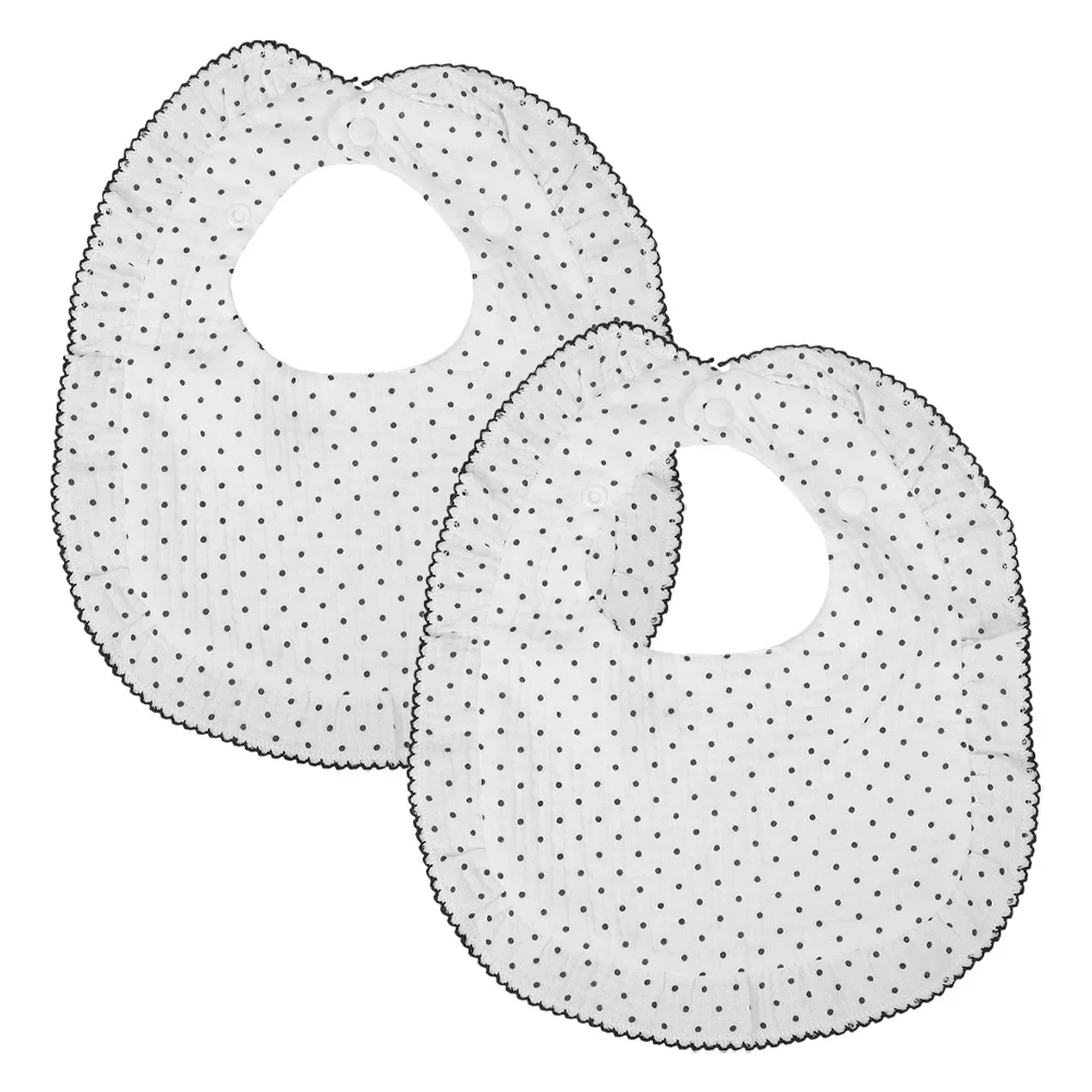 

2 шт. детские нагрудники U-типа, мягкие хлопковые регулируемые слюнявчики, впитывающие слюнявчики, принадлежности для кормления малышей