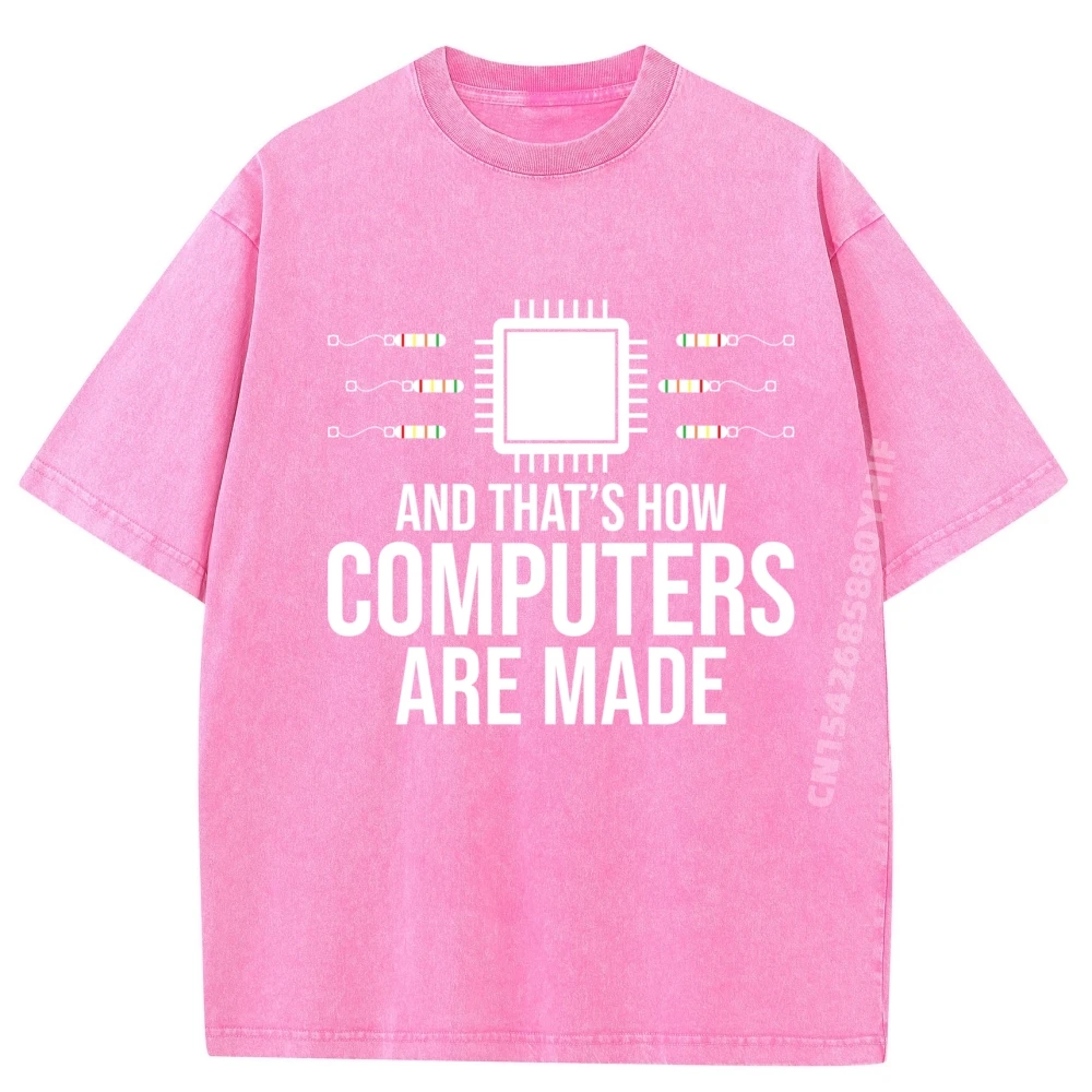 علوم الكمبيوتر وهذا هو كيف يتم صنع أجهزة الكمبيوتر المحمولة القطنية الجرافيك رخيصة المهوس المطبوعة غسلها القمصان للرجال #4