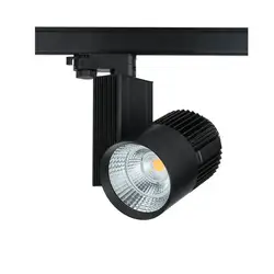 Track Lighting Rail Lamp Spot 30W 40W 50W COB Clothing Shoes Shop Store Track Lights LED Rail Spotlight 4 Wire 3 Phase