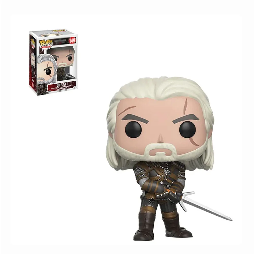 Funko Pop Ciri #150 Yennefer #152 Triss #153 Geralt #149 #1192 Witchers Games Vinyl Action Figures Toys Gifts for Children