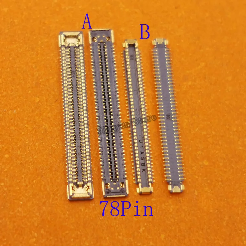2-100Pcs FPC Connector Usb Charger Lcd Display Charging Plug Jack For Samsung Galaxy M35 M02 M12 M33 M23 M22 F22 M32 M34 78 Pin