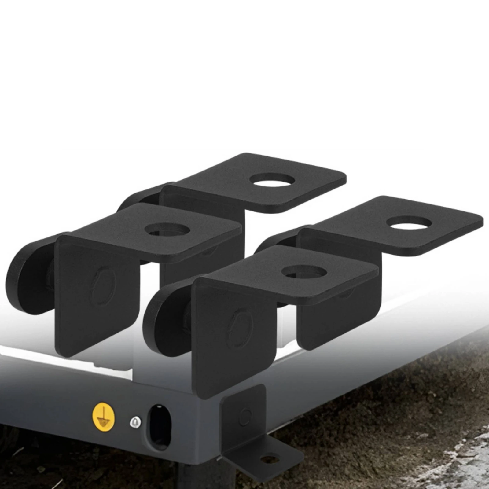 4 Pieces Container Anchoring Fitting Heavy-Duty Right-Angle Bracket with Lock Compact Slimline for Logistics Professionals