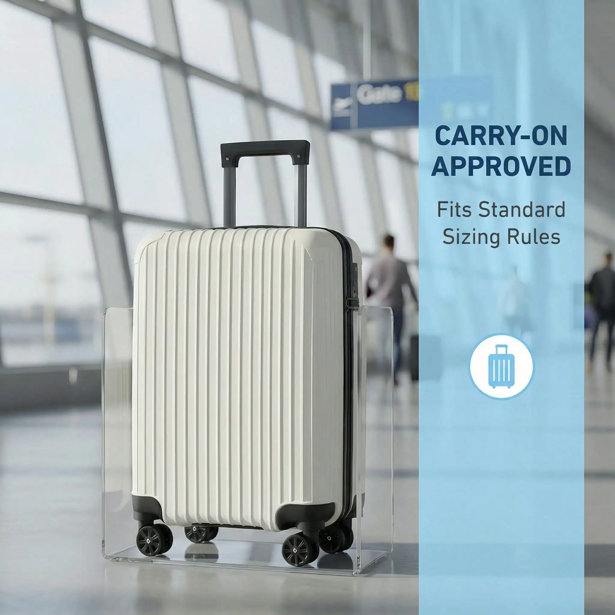 20-Inch ABS Hard-Shell Carry-On Suitcase, Silent Swivel Wheels For 360° Rotation, Patchwork Pattern For Durability And Impact Resistance – The Best Choice For Business Trips Or Travel.Apricot Luggage Suitcase Trolley    sg260203091698720400252