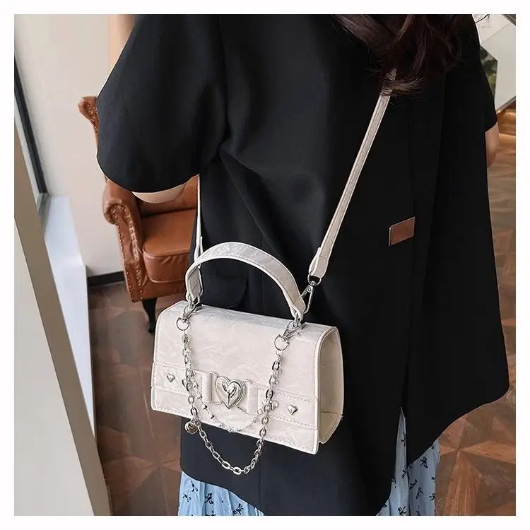 Summer Versatile Popular Leisure Commuting Large Capacity Single Shoulder Crossbody Handbag Small Square Bag Women