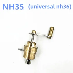 High quality metal watch winding tool NH35, spring rubber handle, suitable for various winding tools used by clockmakers