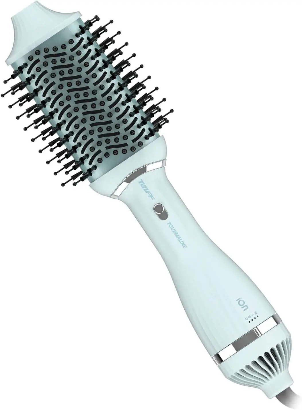

2 in 1 Hot Air Brush and Hair Dryer with Ionic Technology, 1200W Fast Drying, Removable Head, Hair Styling Tool for Smooth Frizz Free