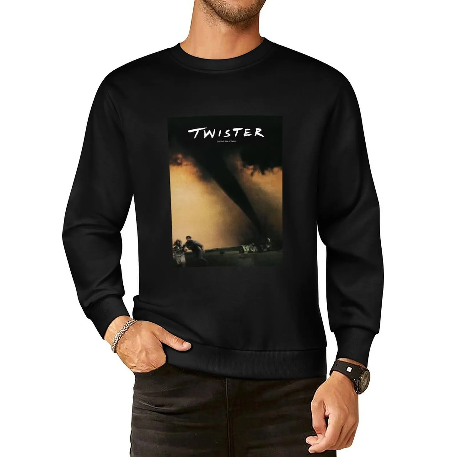 Mans Twister 1996 Movie Fashion Leisure Round Neck Essential Pullover Hoodie mens clothes men clothing graphic sweatshirts