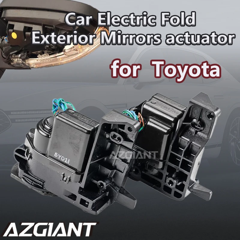 AZGIANT for Toyota Corolla MK9 Yaris  Vitz NCP90 NCP91 Ractis Camry VX30 MK5 Car Electric Fold Exterior Mirrors actuator replace