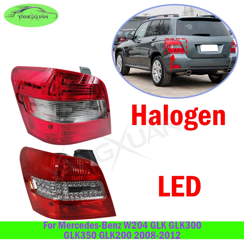 Rear Lamp Rear Light Rear Bumper Taillight Tail Light Taillamp For Mercedes-Benz W204 GLK GLK300 GLK350 GLK200 2008-2012