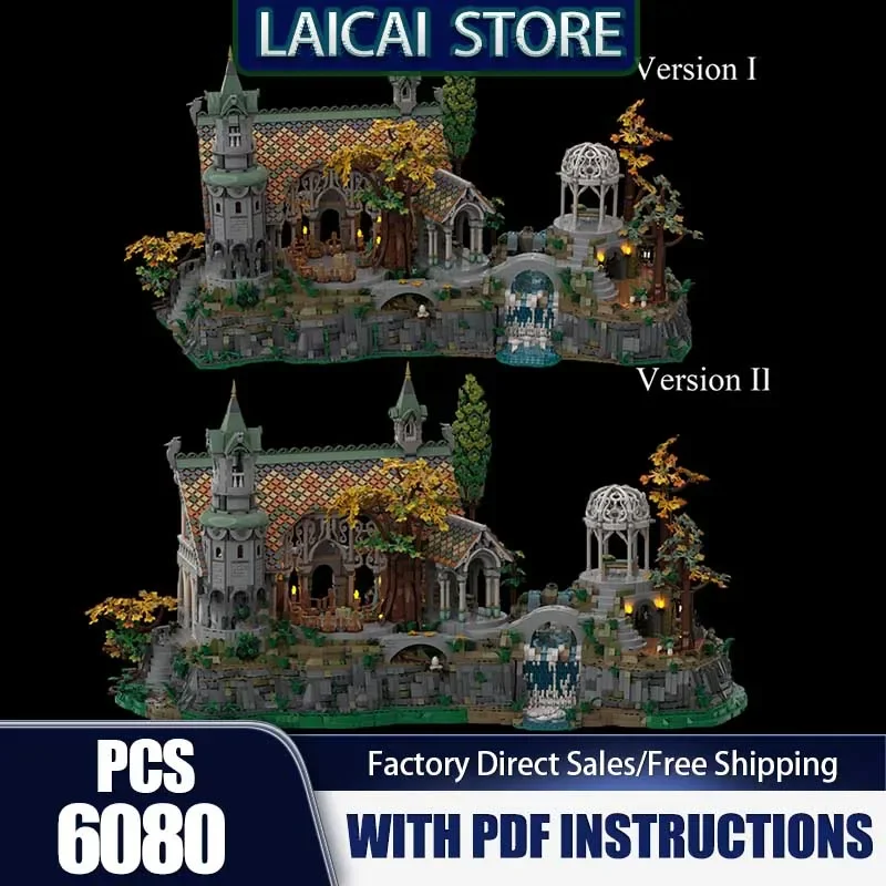 Popular Magical Model Moc Building Blocks Rings Movie Series - Base Upgrade Model Bricks DIY Assembly Construction Toys Set Gift