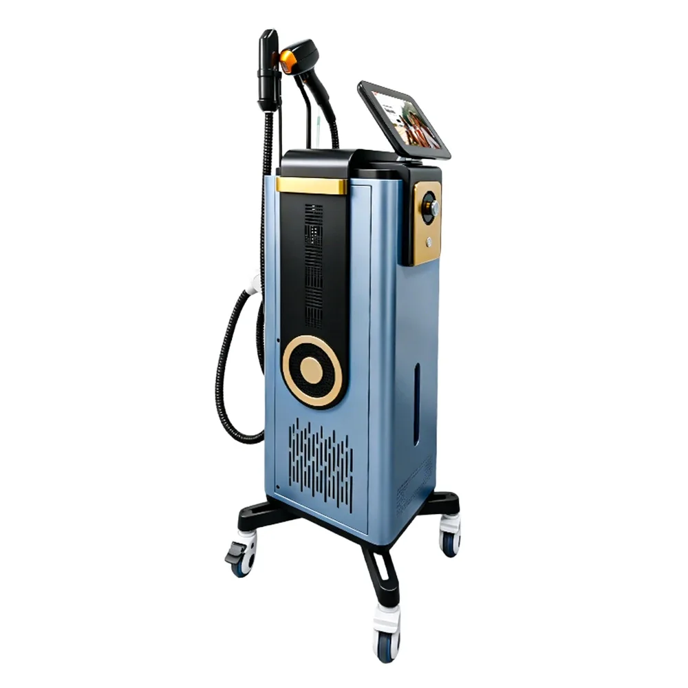 2026 New 2 In 1 Diode Laser Hair Removal Picosecond Tattoo Removal Machine, 4 Wavelengths 60 Million Shots, Professional Salon B