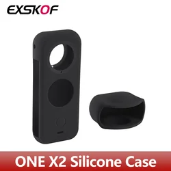 insta 360 ONE X2 Silicone Protective Case Waterproof Dustproof Dropproof Body Lens Case For Insta360 ONE X2 Action Camera