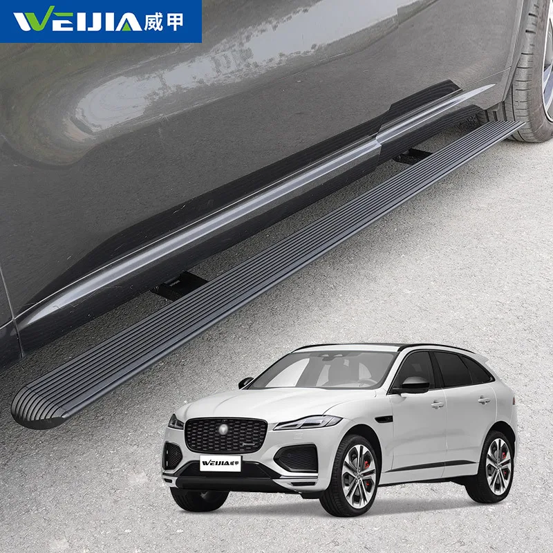 

Подходит для электрической педали Weijia, адаптация внедорожника Jie baoF-PACE, автоматическая выдвижная педаль приветствия, умная педаль с подсветкой