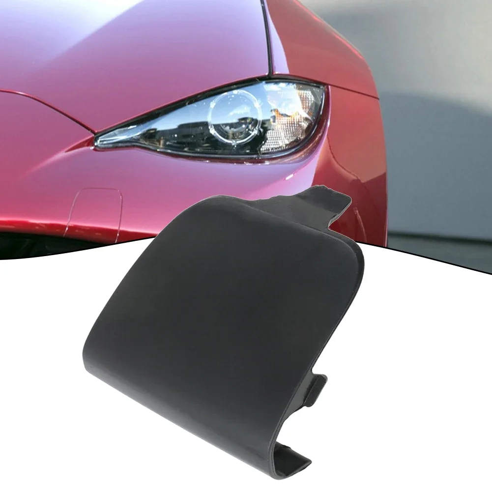 1pc Front Bumper Towing Hook Eye Cover N243-50-A11-BB Front Trailer Cover For Mazda MX-5 For Miata 2016-2021 Replacement