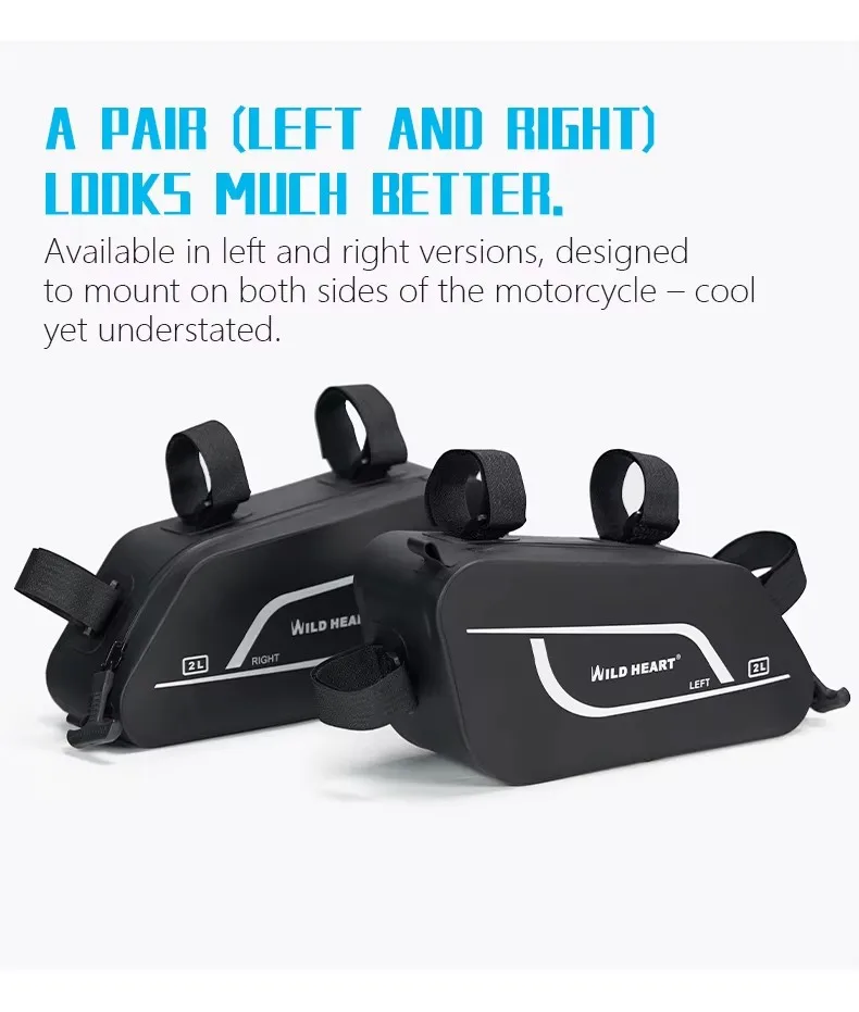 Motorcycle Before after Side Tool Bag Frame Package Hanging Bag For VOGE Harley BMW Yamaha Honda Guardrail bag Storage Bag