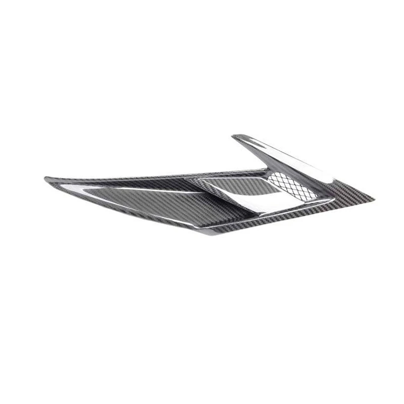 Dry Carbon Fiber Front Bumper Vent Trim Covers Pre-Preg Style for Ferrari F8 Tributo Spider