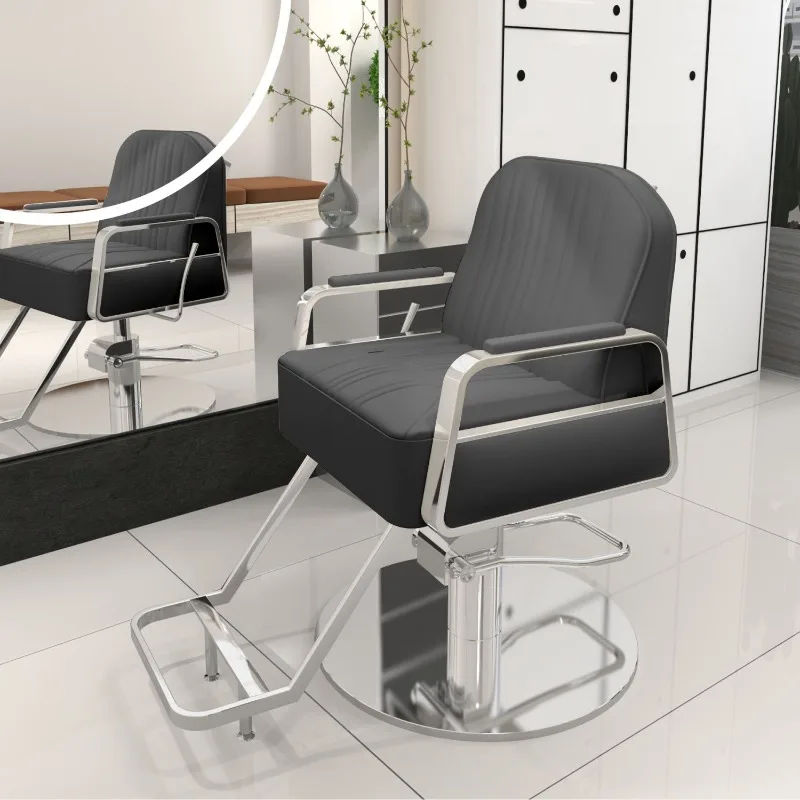 Mat Organizer Barber Chair Barbershop Armchair Fashionable Design Barber Chair Elegant Beauty Stylist Chair Salon Furniture