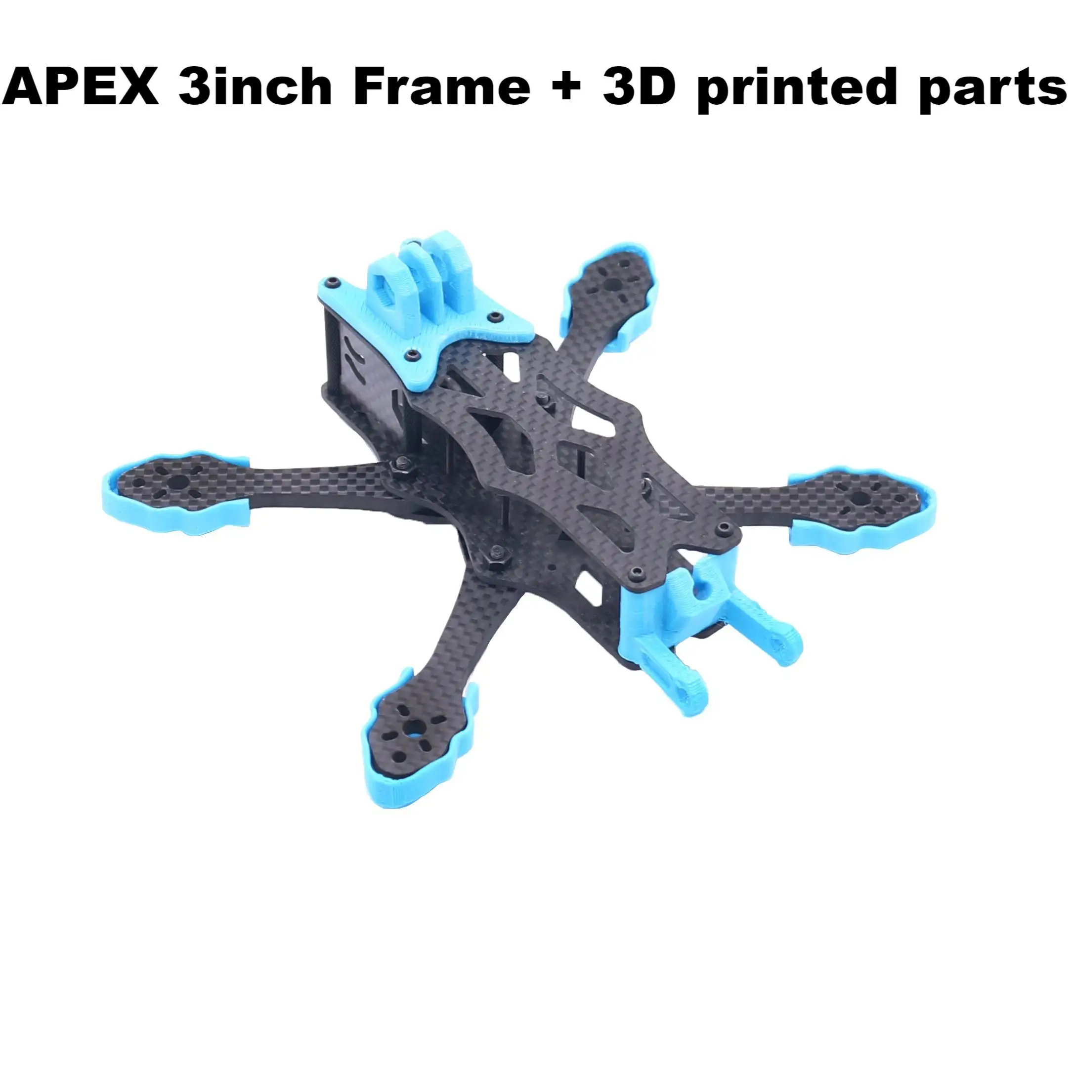 Angeltoy APEX Mini 3 بوصة 150 مم طقم إطارات من ألياف الكربون مع أذرع بسمك 4 مم لطائرة السباق بدون طيار FPV Freestyle RC Quadcopters