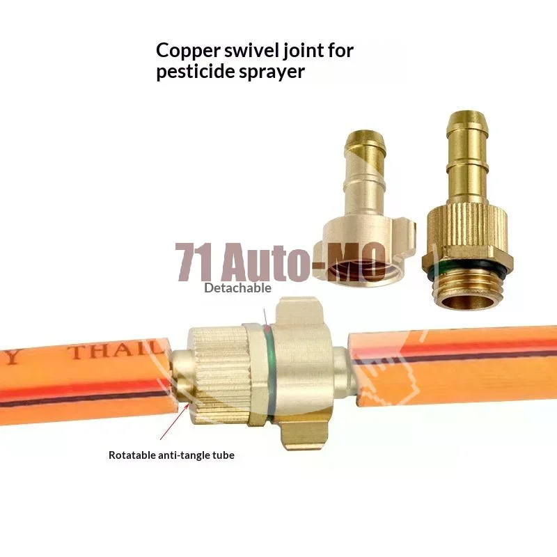Brass Quick Connect Hose Fittings High Pressure Resistant Leak Proof for Garden Watering Deck Cleaning Use