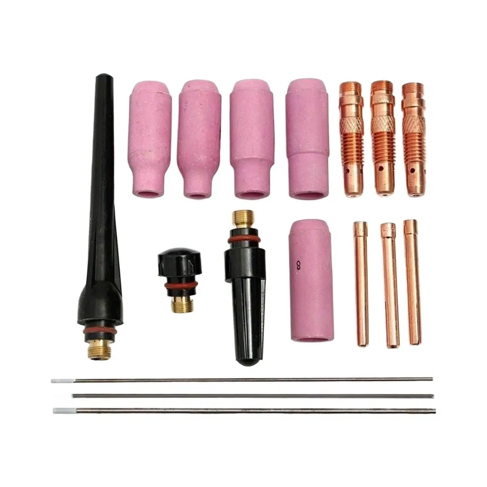 Torches Collet Accessories Lanthanide 17 Pcs/Set High Quality And Practical For WP 17 18 26 for tig Torches Collet