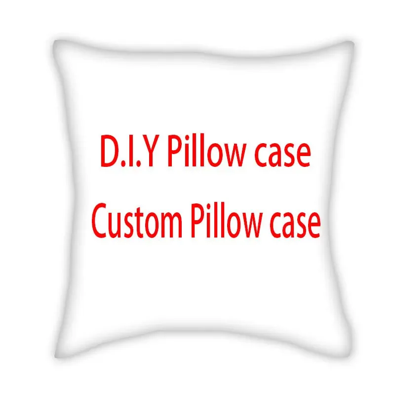 DIY Your OWN Pictures 3D Printed Custom Polyester Decorative Pillowcases Throw Pillow Cover Square Zipper Pillow Cases Fans Gift