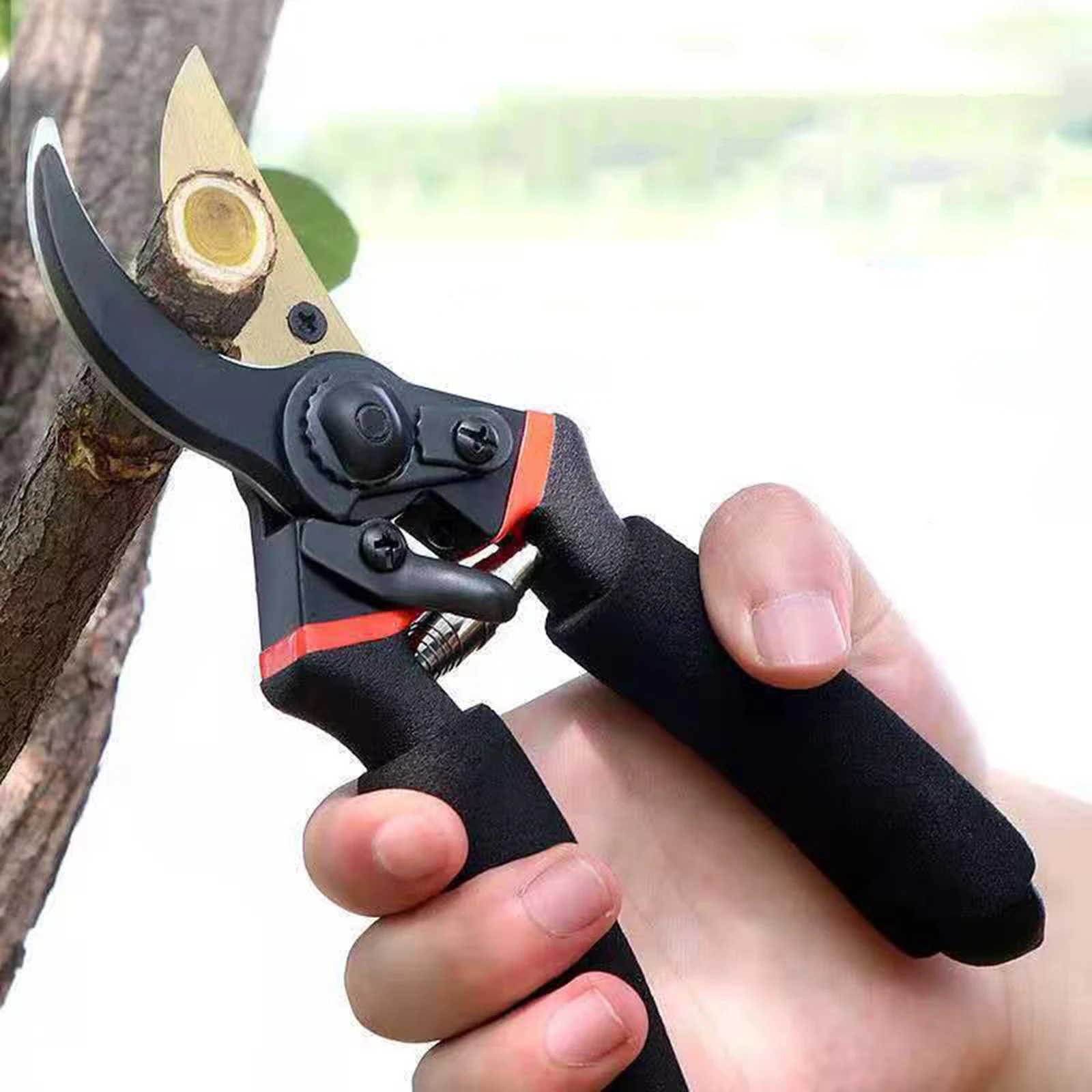 

Stainless Steel Gardening Scissors Household Flower Pot Pruning Shears Rotatable Blade Gardening Grass Pruning Scissors Tools