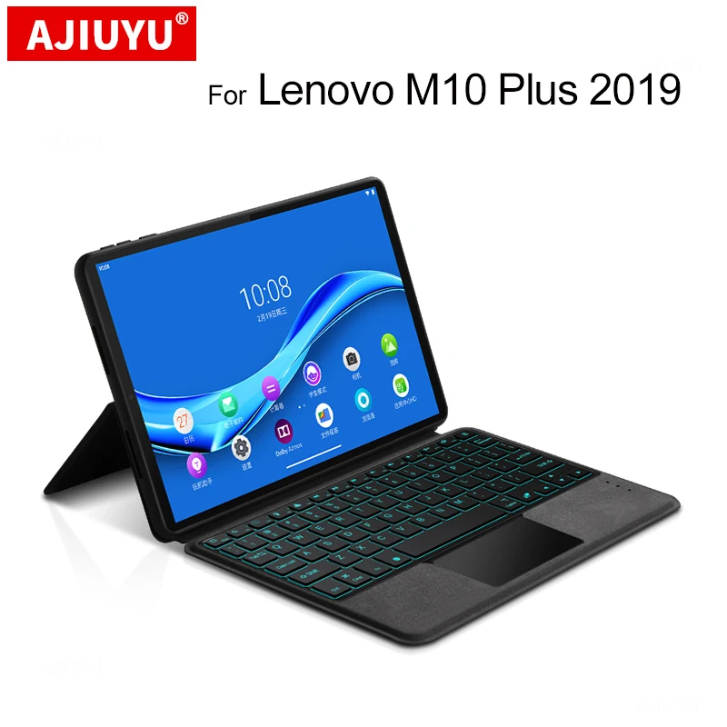 Case Cover For Lenovo Tab M10 Plus 10.3 Inch 2019 TB-X606F X606M Tablet Bluetooth Keyboard Touch Pad Protective Cases TPU Shell