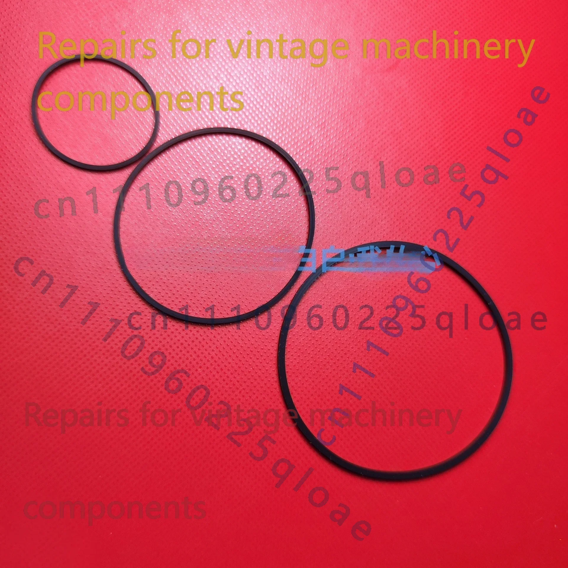 3PCS Drive Belt Repair Kit FOR SONY TCM-36 TCM-39 TCM-47 TCM-48 TCM-55 TCM-59 TCM-500 Field Cassette Recorder Spare Parts
