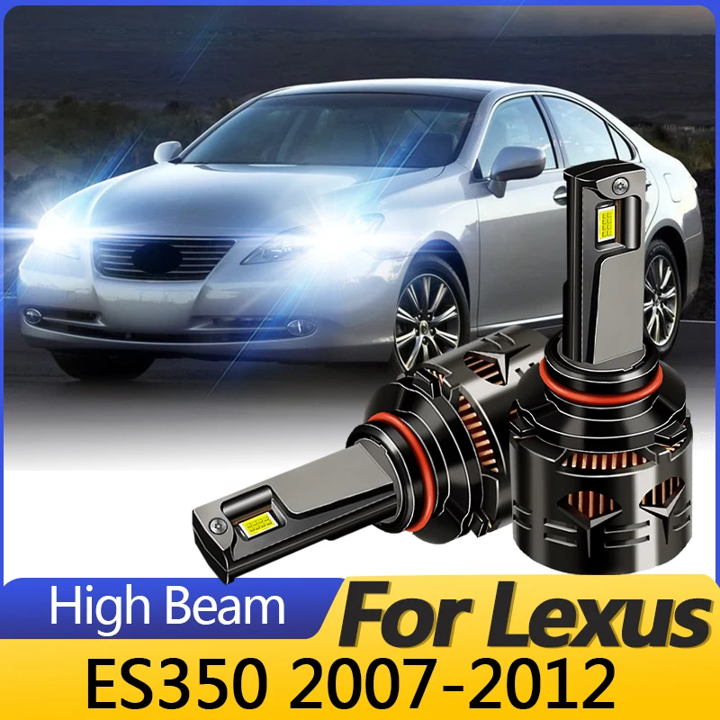 

2PCS 12V High quality White Bulbs CANbus For Lexus ES350 2007-2012 LED Headlights High Beams Lamps 30000LM Plug&Play Auto parts