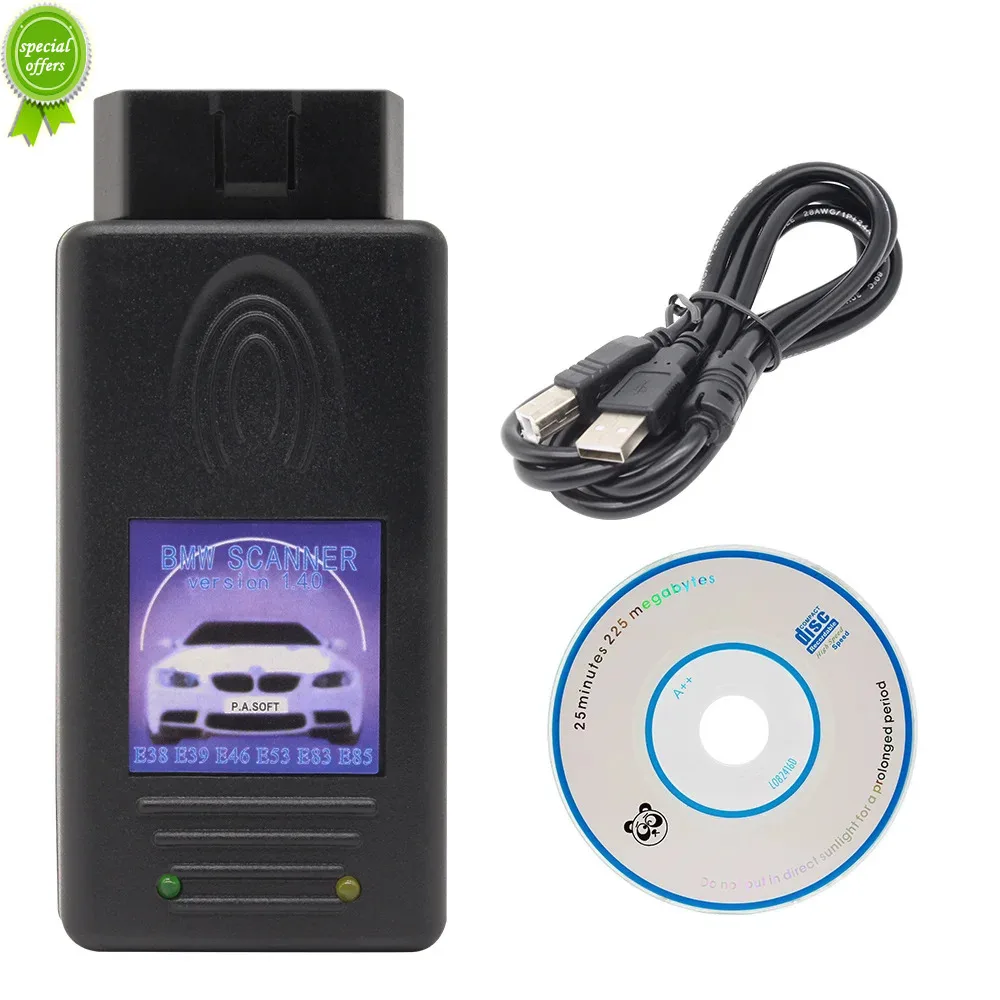 

Best For BMW Scanner 1.4.0 Code Reader 1.4 For OLD BMW OBD2 Unlock Version Diagnostic Tool