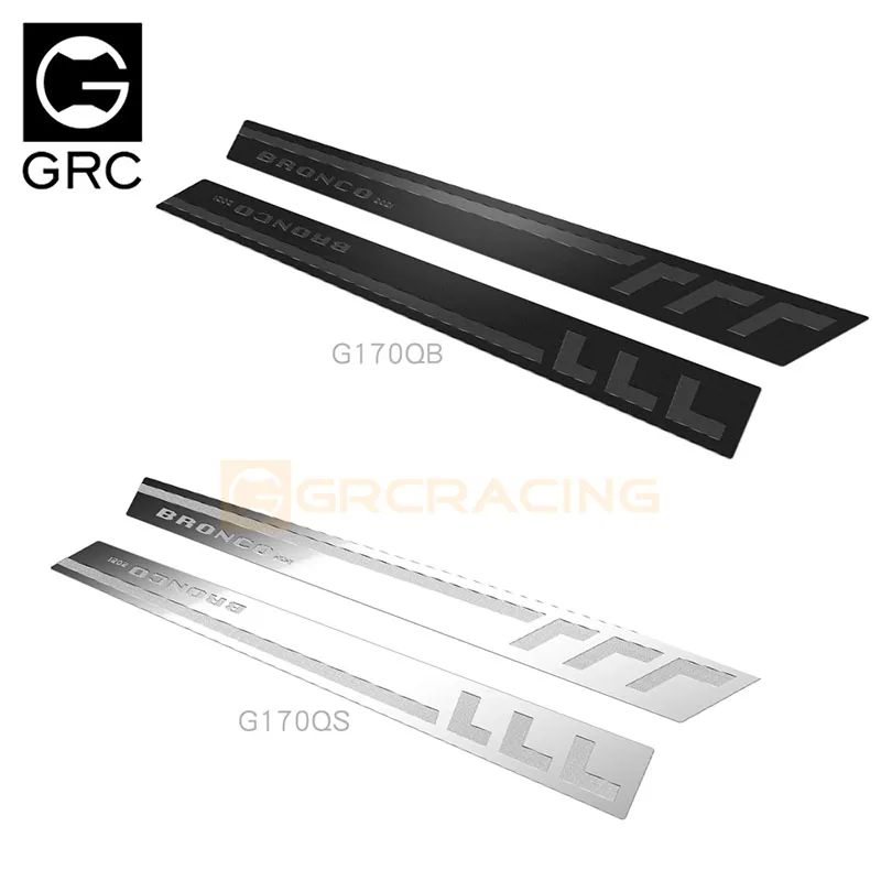 1pcs Metal Side Decoraties voor 1/10 RC Crawler Auto Traxxas TRX4 Nieuwe BRONCO Diy Onderdelen