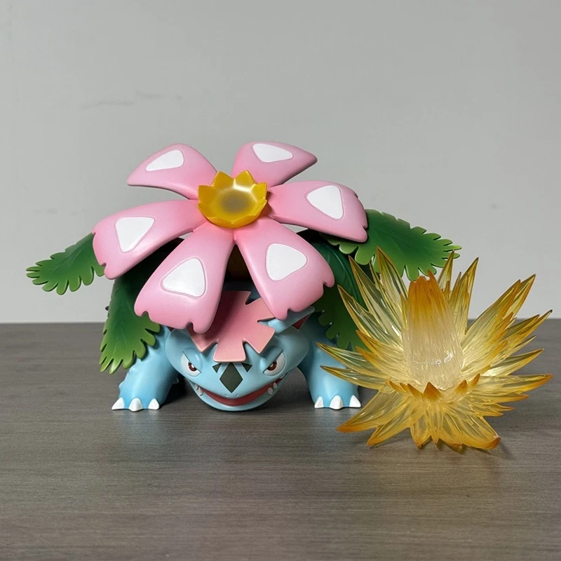 

New Pocket Monsters Anime Figure Bulbasaur Flowers Action Figure Collection Ornament Decor Pvc Model Set Custom Toys Kid Gift
