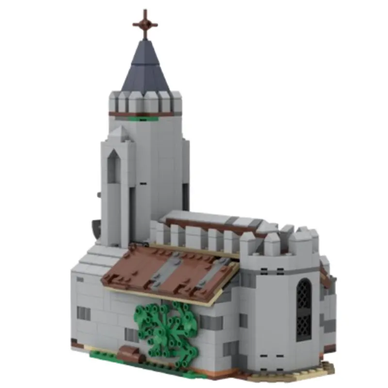 

Spot MOC-232106 630pcs Medieval Church DIY Small Particle Assembly Building Blocks Educational Toy Model Gift Set Ornaments