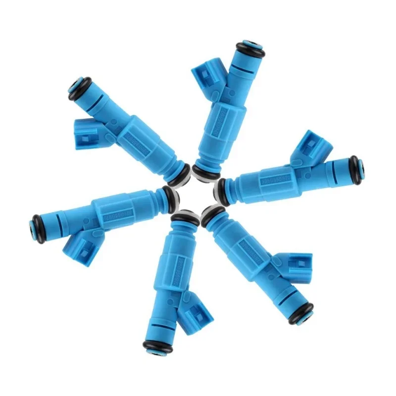 

4-holes Fuel Injectors 6pcs Compatible 0280155972, 53031099 For 2002-2003 Jeep Liberty 3.7L/Dodge Ram 1500 3.7L