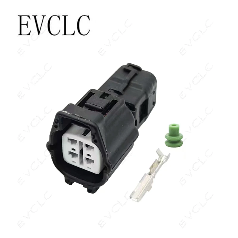 1 Set 4-Pin Automotive Waterproof Harness Connector 6188-0472/6189-0685 for Automotive Oxygen Sensor Male Female Plugs