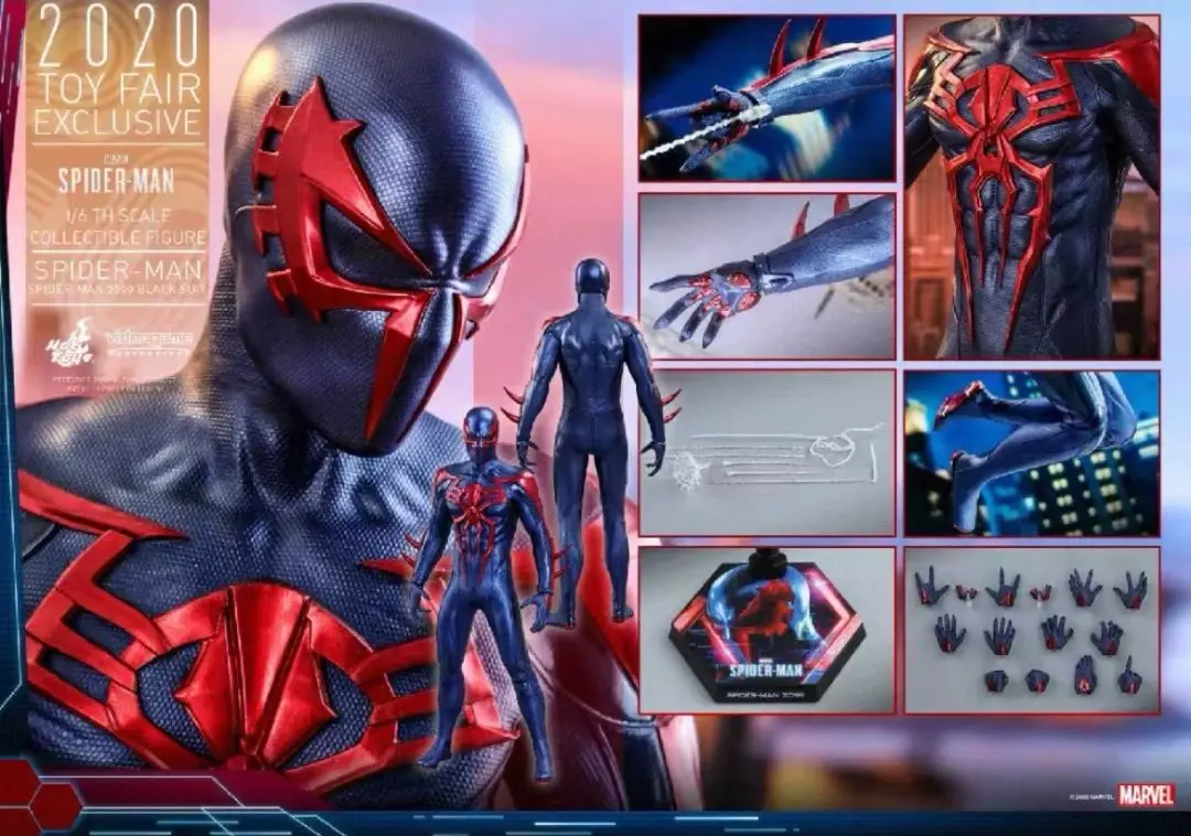 

In Stock HT 1:6 Mobile Doll VGM Man Spider Man 2099 Black Suit Edition 2020 Venue Limited Edition Collection Gift