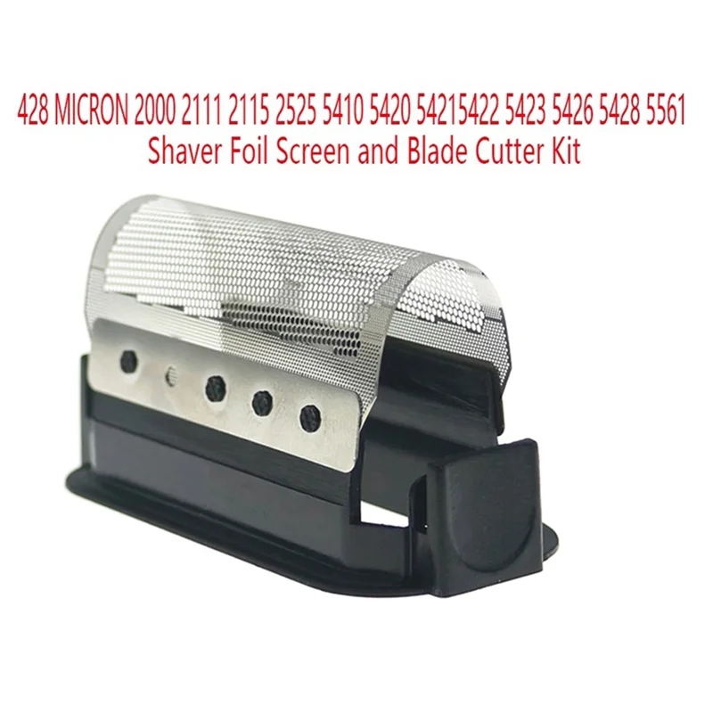 شاشة LITE-Shaver Foil لبراون 428 ميكرومتر 2000 2111 2115 2525 5410 5420 54215422 5423 5426 5428 5561 قطع الغيار