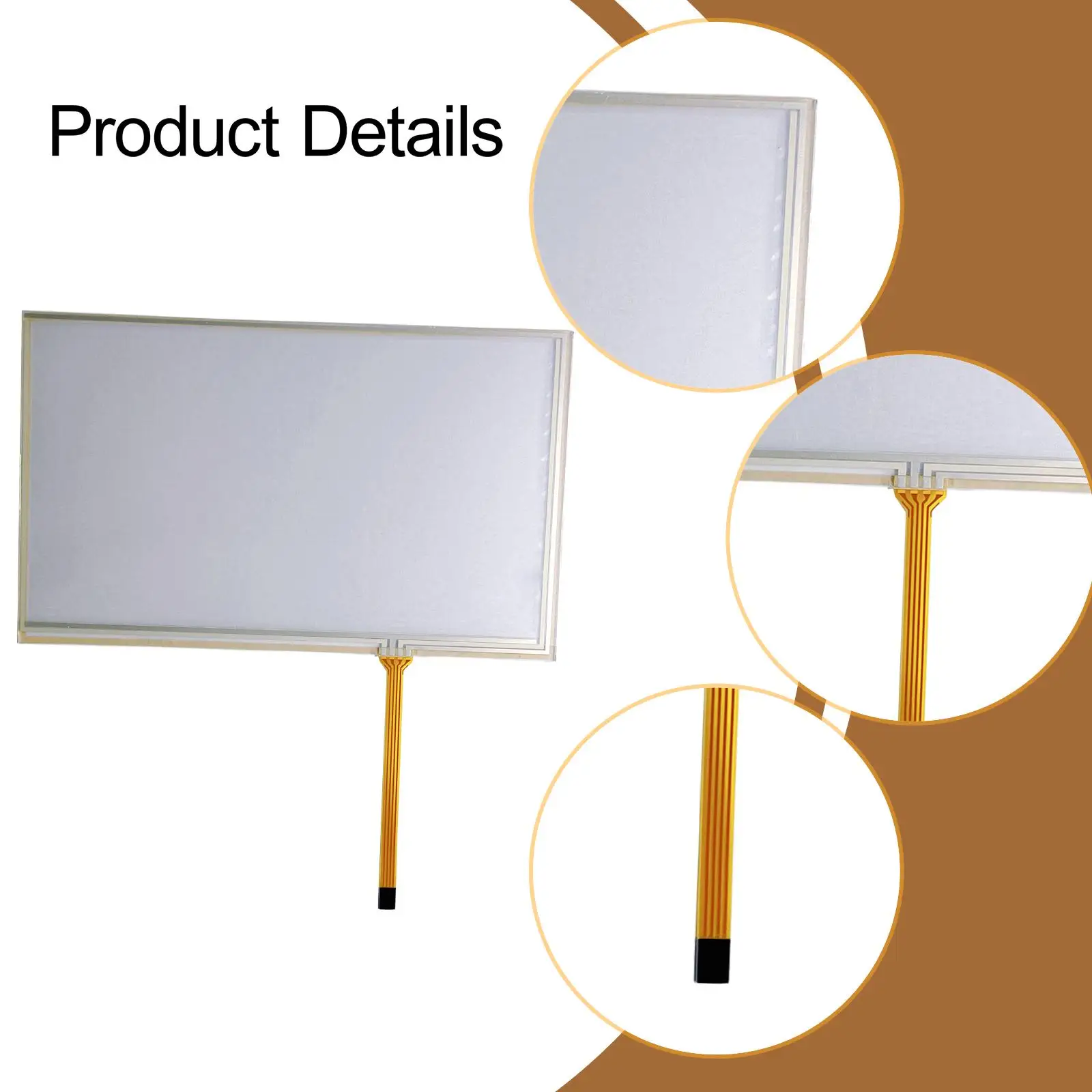 Convertidor digital de pantalla táctil, reemplaza fácil de instalar, accesorios premium para pantalla táctil resistiva PA600 PA900