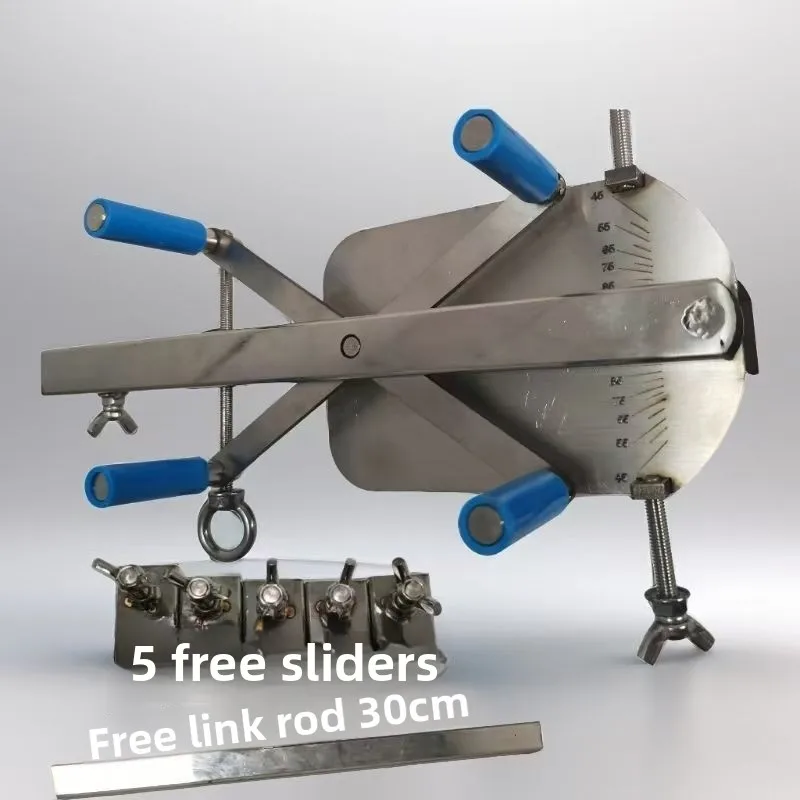 New Stainless Steel Saddle Pipe Beveling Machine Universal For Round & Square Tube Stair Handrail Miter Notch Cutter Multi-Angle