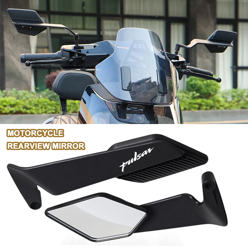 Modified Wind Wing Motorcycle Side Rearview Mirrors For Pulsar Dominar400 BAJAJ 180 PULSAR135 NS200 NS160 NS125 Accessories