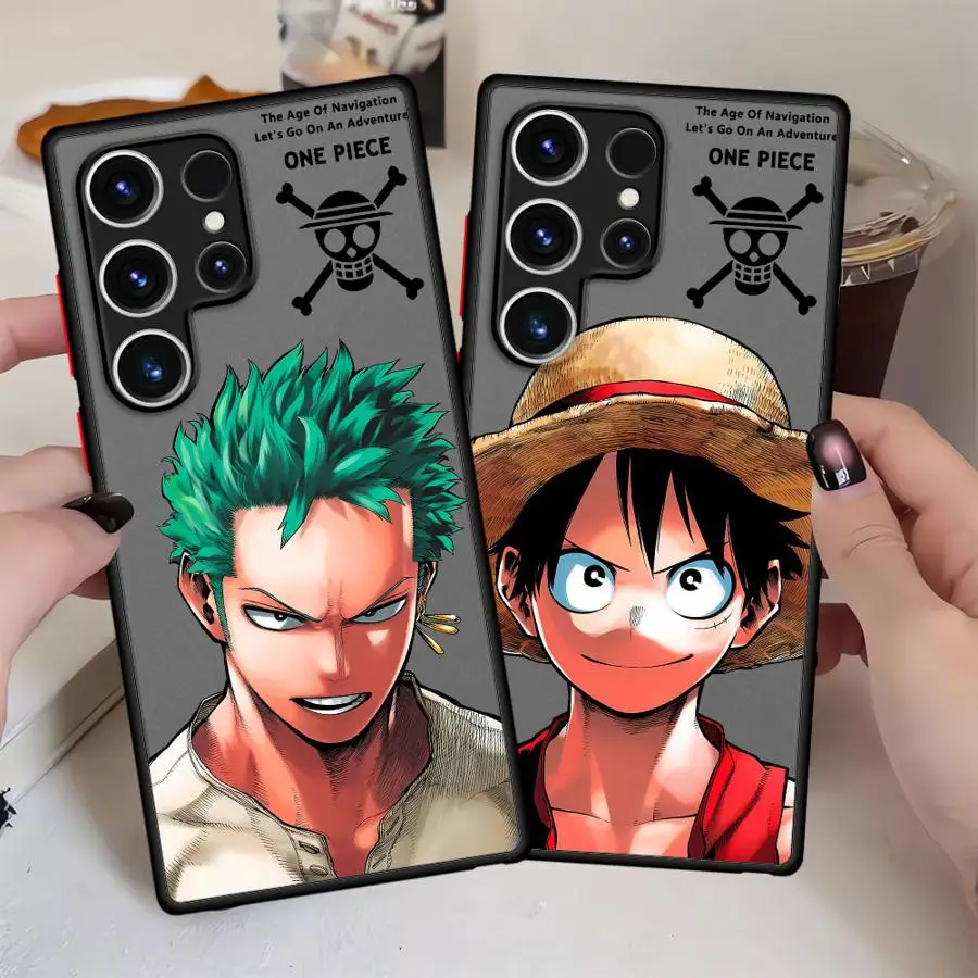 Case for Samsung Galaxy S23 FE S22 S24 Plus Note 20 Ultra 10+ S20 FE S21 S25 Ultra S26 Funda Back Phone Cover One Piece Cool