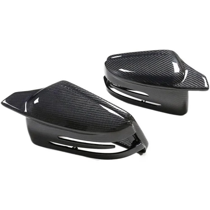 

Трансграничный подходит для Mercedes-Benz ABCSE-Class CLA W204/207/212/218, крышка зеркала заднего вида с рогом из углеродного волокна