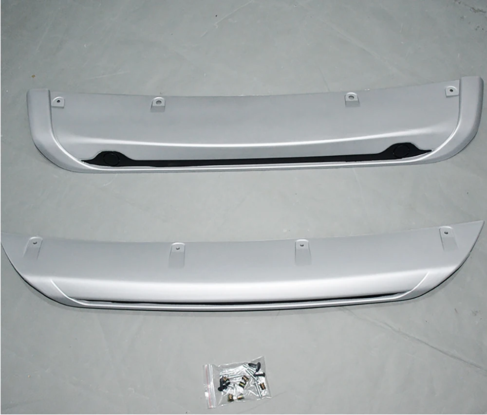 Car Exterior Front Rear Bumper Skid Protector Guard Plate Cover High Quality ABS 2PCS For Nissan Qashqai Dualis J11 2014-2017