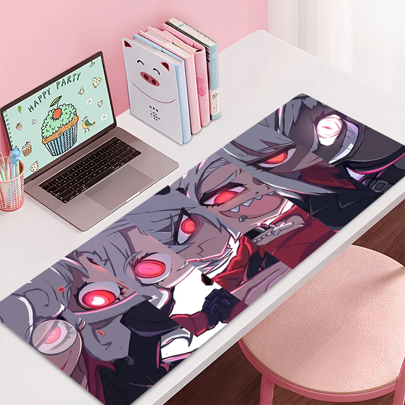 

Mousepad New Helltaker Anime MousePads Keyboard Pad Mouse Mat Gamer Soft Office Carpet Table Mat Desktop PC carpet Big Mouse Pad