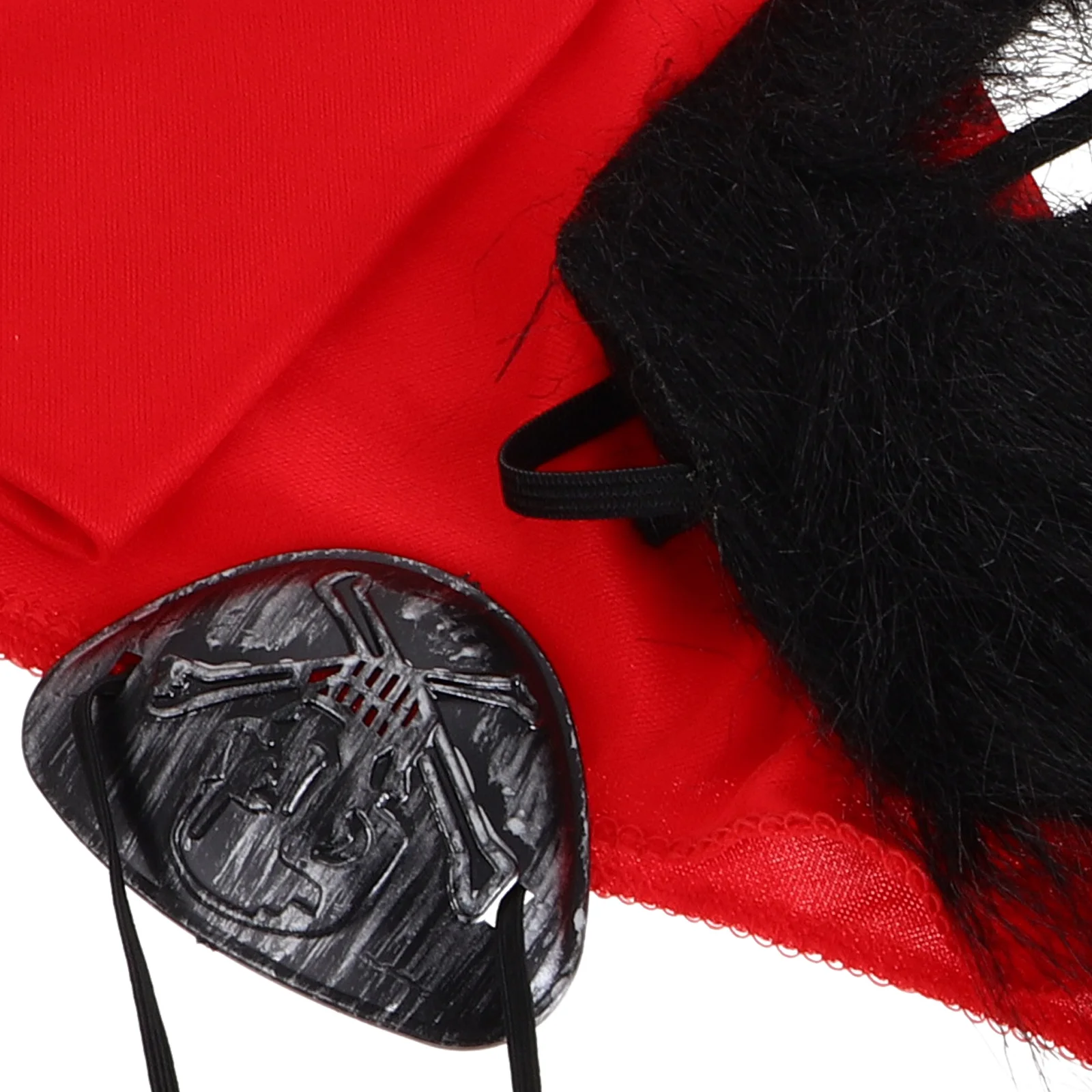 1 set 1 Set Pirate Costume Accessory Set Halloween Party Eye Patch Mustache Headband Cosplay Supply For Themed Events Role Play