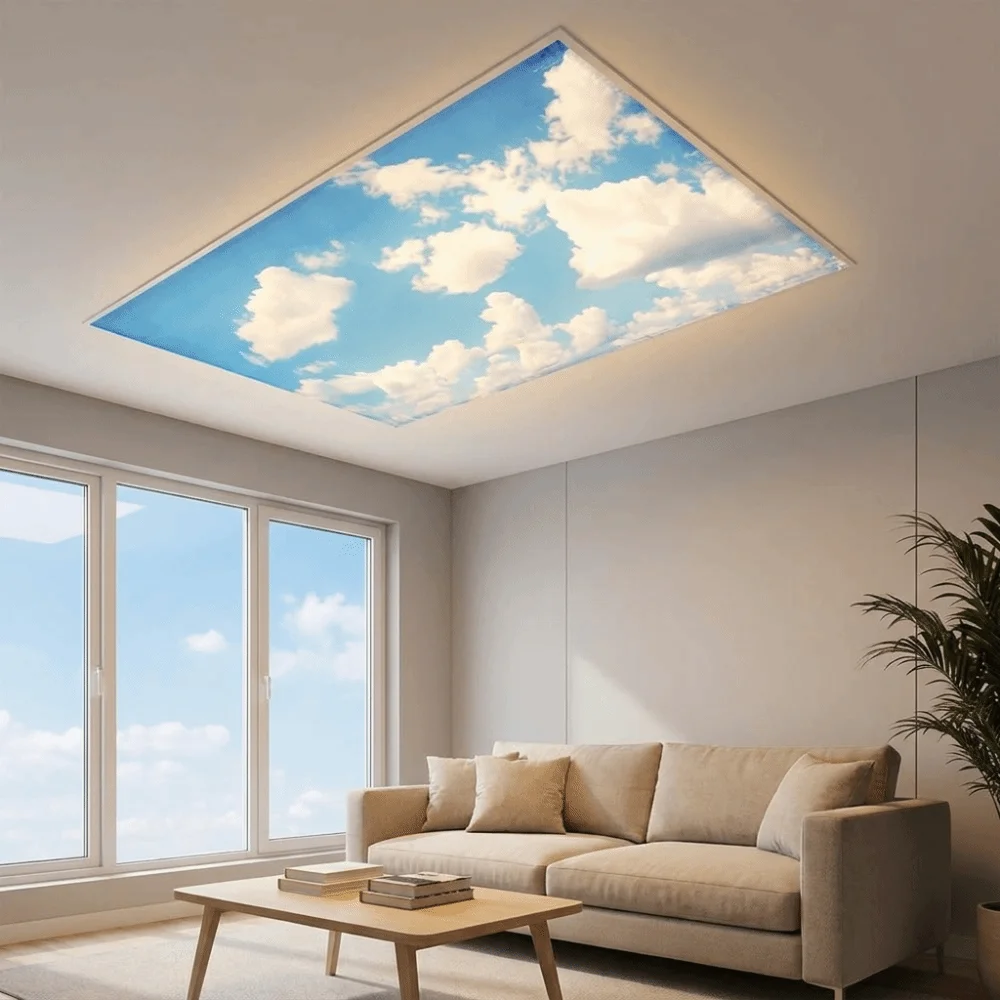 Magnetic Fluorescent Light Covers Eye Friendly Lightweight Ceiling Light Filters Easy to Clean Durable Material