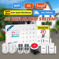 KERUI Wireless Alarm for Home Alarm System Kits 4G/WIFI GSM Alarm Panel Tuya Smart Home Security Devices 433mhz Sensors Burglar