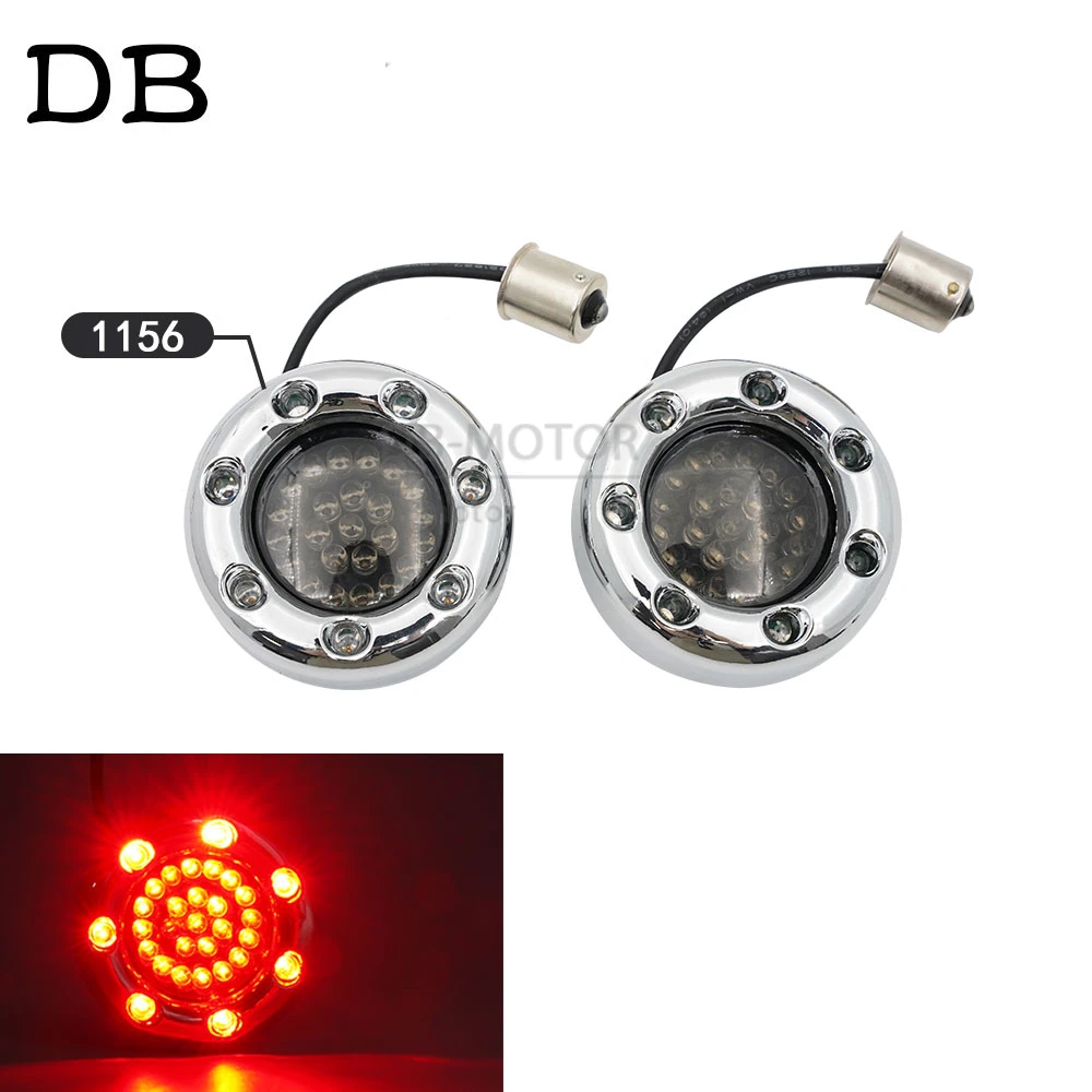 

Motorcycle 1157/1156 LED Turn Signal Lights Fit For Harley Davidson FLST FLHT FXD FXB Sportster XL 883 1200