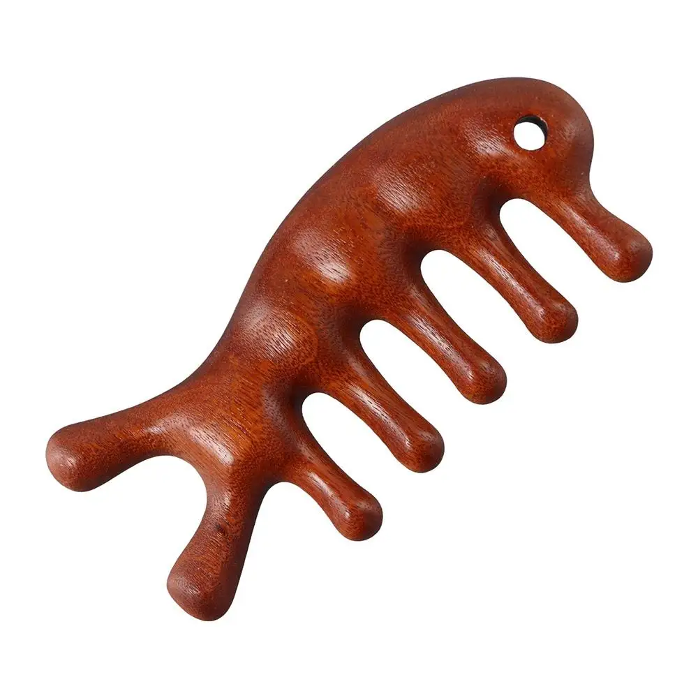 Scrapping Nose Scraper Hair Care SPA Relaxation Therapy Gift Wooden Massage Comb Scalp Massage Tool Wood Comb Hair Comb