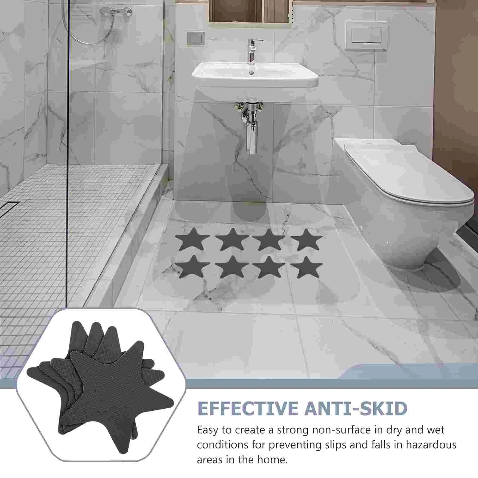 Non-slip Stickers Floor Tape Bathtub Star Pool Anti Skid Small Bathroom Anti-skid Tapes Adhesive